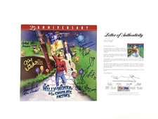 Willy Wonka & The Chocolate Factory Cast Signed Laserdisc Movie Gene Wilder PSA Willy Wonka & The Chocolate Factory Cast Signed Laserdisc Movie Gene Wilder PSA