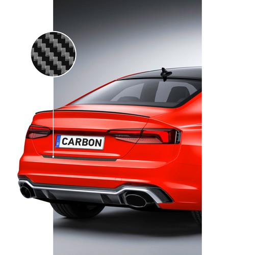 Lámina protectora de borde de carga para BMW Serie 4 Gran Coupé 2 (II) G26 óptica carbono - Imagen 5 de 5