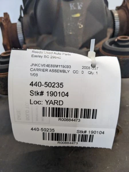 Carrier 4 puertas sedán tracción trasera sin bloqueo para 07-08 Infiniti G35 884473 Foto 2 de 4