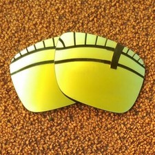 Polarized Lenses Replacement for-OAKLEY Ravishing Anti-scratch-24K Golden Mirror
