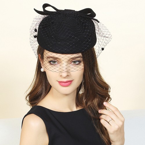 Womens Wool Felt Dressy Winter Beret 