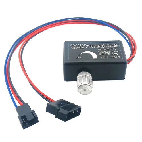 PC CPU Fan Speed Control 3/4pin PWM Cooler Adapter 12V 5A 60W 4pin IDE Power