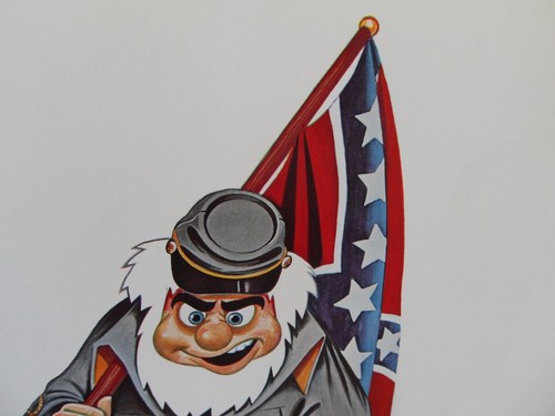 James F Martin Civil War 11"X14" Prints "Forget It" & "Forget Hell" Vtg 1958 &61 - Foto 10 di 22