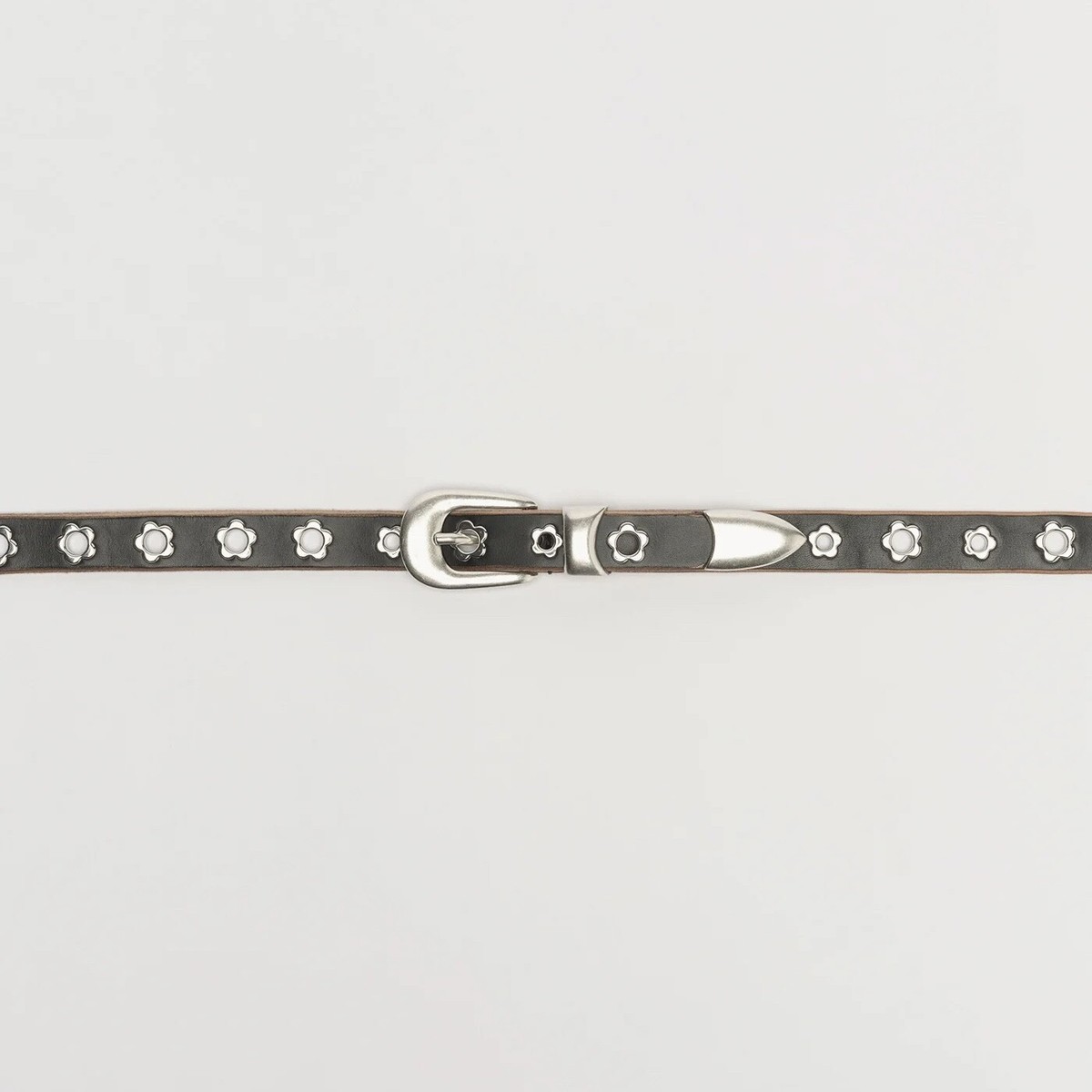 Belt Our Legacy in Black / Green Full-grain Leather Plum Belt Our Legacy in Black / Green Full-grain Leather Plum