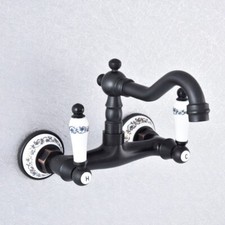 Black Oil Rubbed Brass Kitchen Wet Bar Bathroom Vessel Sink Faucet Tap ssf761