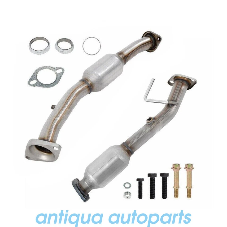 Catalytic Converter For 2013-2020 Nissan NV200 2.0L Front & Rear w Oxygen Sensor Foto 4 de 4