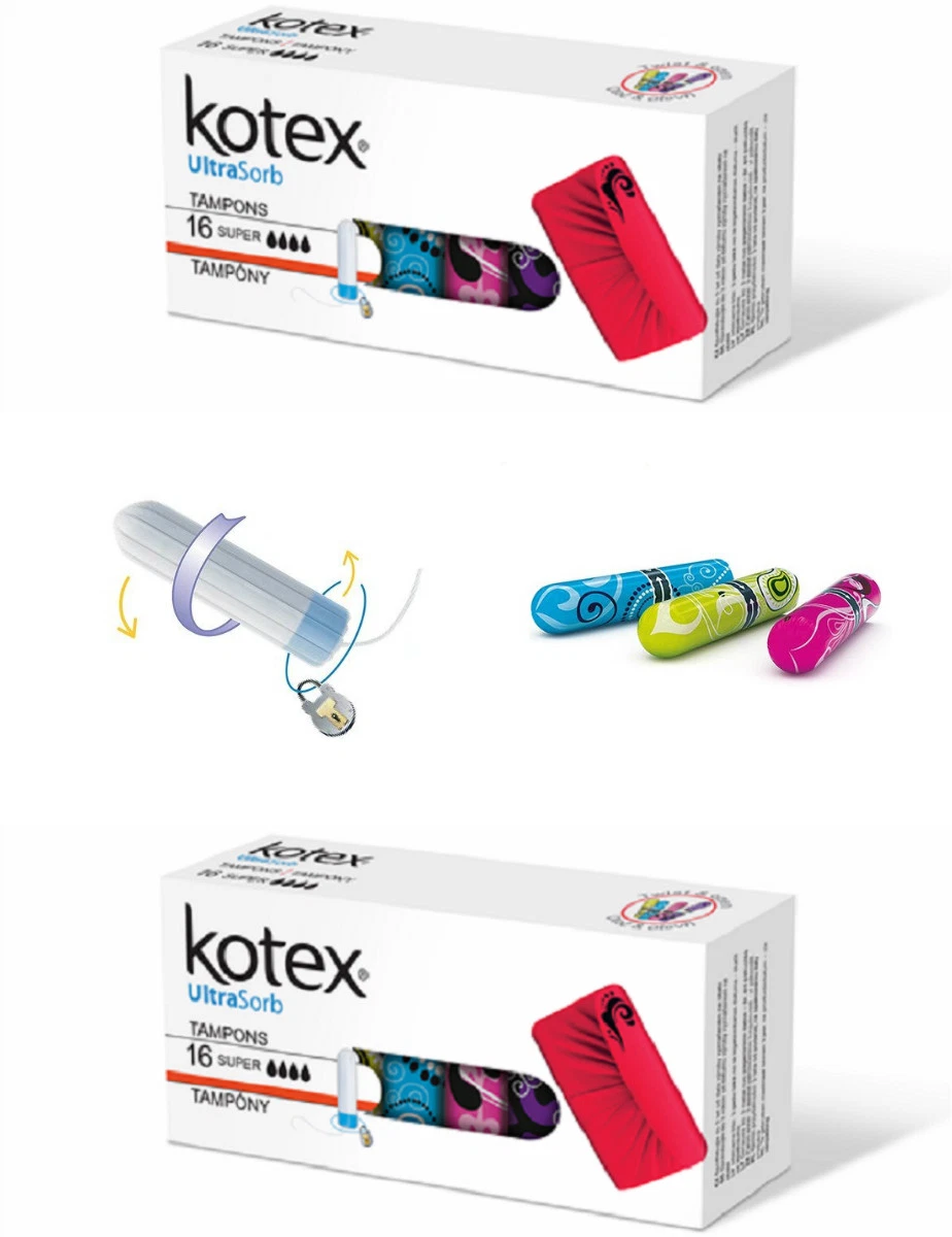 Kotex Tampons Ultra Sorb Super Normal 16 Pieces