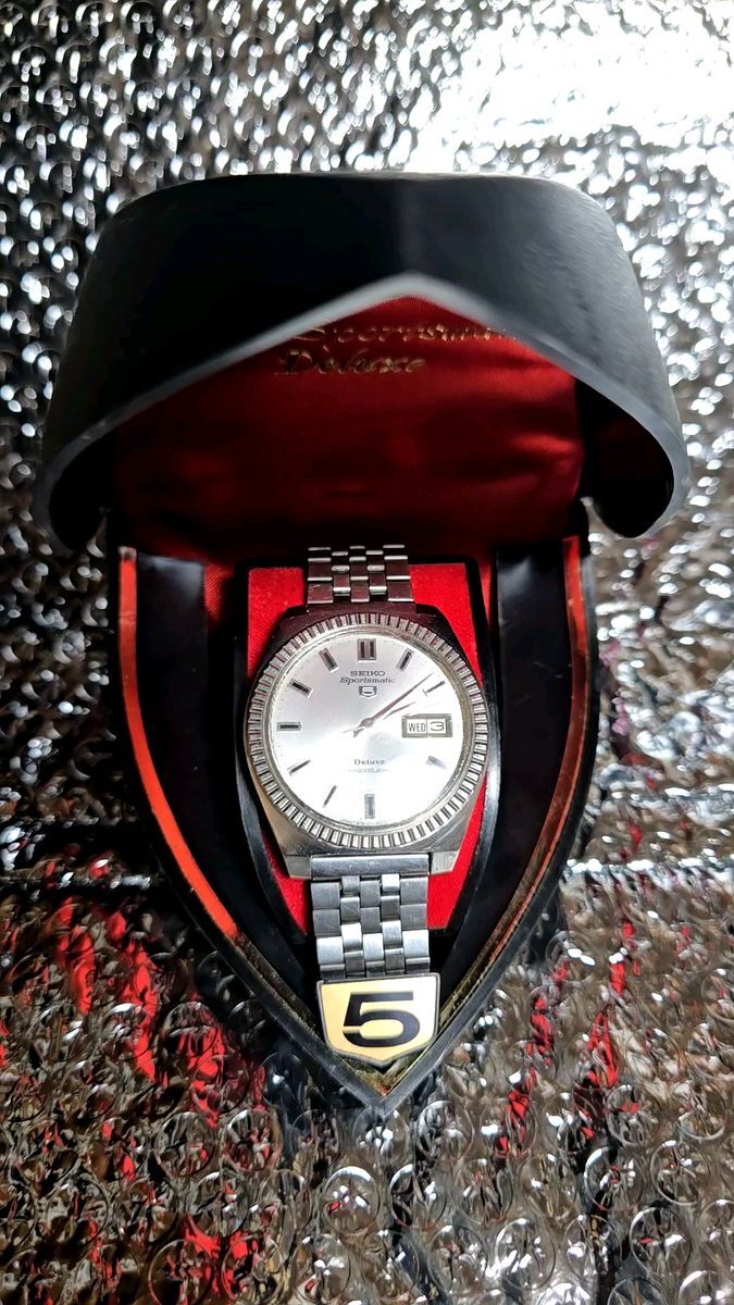【OH済・貴重コマSSモデル、65年製】SEIKO sportsmatic 5 Rare SEIKO Sportsmatic 5 Deluxe 1965 Serial No.6002344 Japan