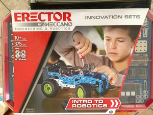 Erector Intro To Robotics Innovation Set S.T.E.A.M Building Kit W Sensors /& Rea