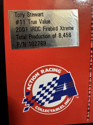 Tony Stewart #11 True Value 2001 IROC 1/24 Nascar Diecast - Picture 13 of 14