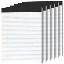 6 Pack Legal Pads 8.5 x 11 College Ruled 300 Sheets Note Pads 8.5 x 11 Notepa...