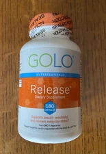 GOLO Release Dietary Supplement 180 capsules Sealed Exp. 03/26 with new cookbook