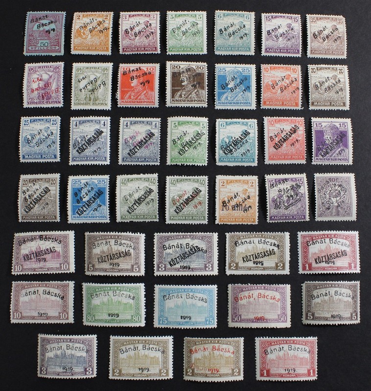 CKStamps: Hungary Stamps Collection Scott#10N1-10N42 10N12a Mint H OG 
