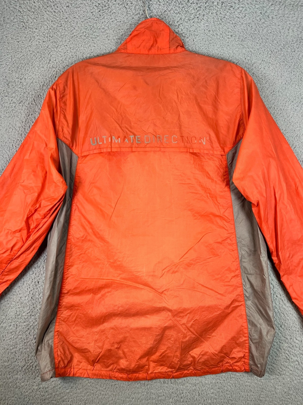 Ultimate Direction Jacket Men Medium Orange Hoode… - image 13