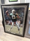 Dolphins QB Dan Marino Autographed 37.5 X40 Photo PSA/DNA Pro Framed COA HOF