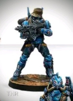 Fennec Füsilier, Kombigerehr, Panoceania, Infinity, Corvus Belli. 