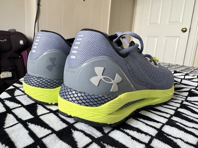Under Armour HOVR Sonic 5 Men's Low Top Athletic Sneakers Lace Up Gray Green