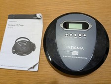 Insignia NS-P4112 Portable CD Player 60 sec Anti-Shock Tested  Instructions