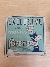 RARE Vintage 1935 POPEYE 16 mm 50 feet Movie Film Reel Original Box