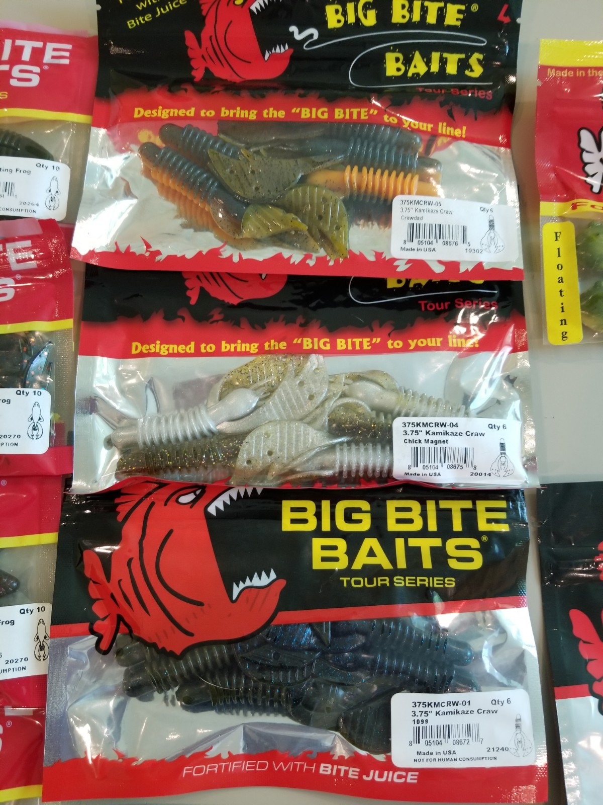 Huge Big Bite Baits Lures Bundle - Creatures, Tubes, Dropshots and More!