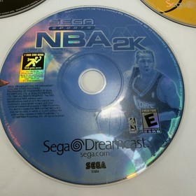 Sega Dreamcast Game Lot House of the Dead 2 Crazy Taxi NBA 2K Disc Only 3 Games