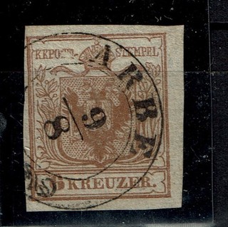 1850 6 Kr ." ARBE" PF.