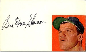 -Moose Skowron- (d.2012) Signed/Autograph/Auto Index Card New York Yankees MLB