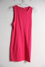 Zara Womens Vest Jersey Dress Pink. Size Small S (M23)