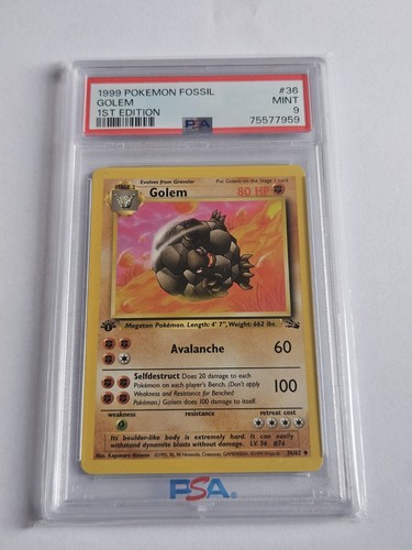 Golem (1st Edition) graded PSA 9 for sale on eBay