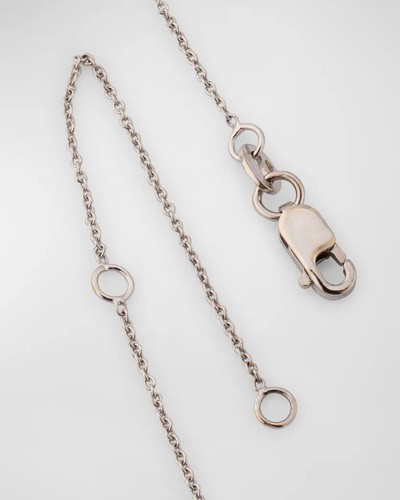 NEW Roberto Coin 18K White gold 0.21 tw Diamond 18" chain pendant 002074AWCHX0 - Picture 8 of 12