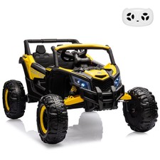 24V 2-Seater Electric Ride-On Car with RC,2 Motors,Toys Gifts for Boys and Girls