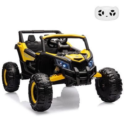 24V 2-Seater Electric Ride-On Car with RC,2 Motors,Toys Gifts for Boys and Girls