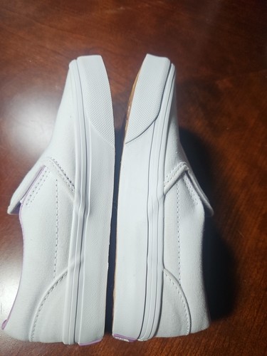 Niñas Jóvenes 13 Butterfly Vans Zapatos Blanco Púrpura Azul Tenis Ver Descripción  - Imagen 12 de 18
