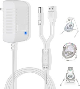 Charger for Ingenuity Baby Swing,Replacement Power Cord for Baby Rocker