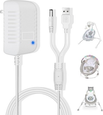 Charger for Ingenuity Baby Swing,Replacement Power Cord for Baby Rocker