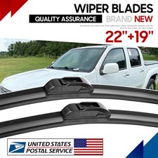 22"+19" Front Windshield Wiper Blades Set For Chevy Colorado GMC Canyon 04-12