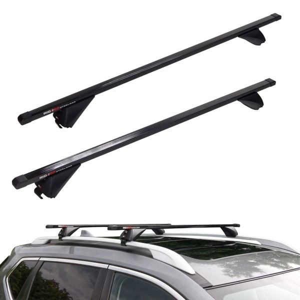 Ridigo - Schwarz Stahl DachträGer FüR - Suzuki SX4 1 I - 06-13 Offene Dachreling-image