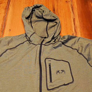 KUIU 145 Nuyarn Merino Wool Hooded Long Sleeve Top Men’s XXL Green/Black