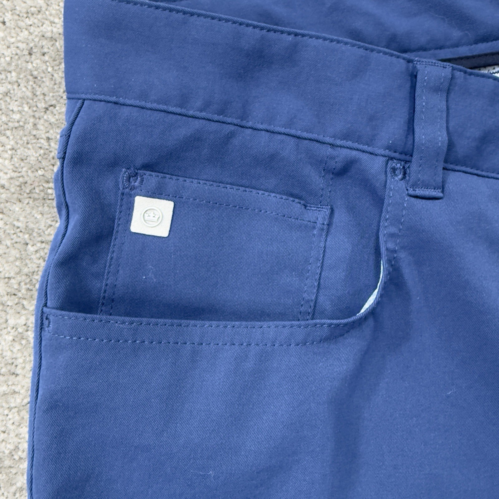 Peter Millar Men EB66 Performance Pants Blue 34x3… - image 11