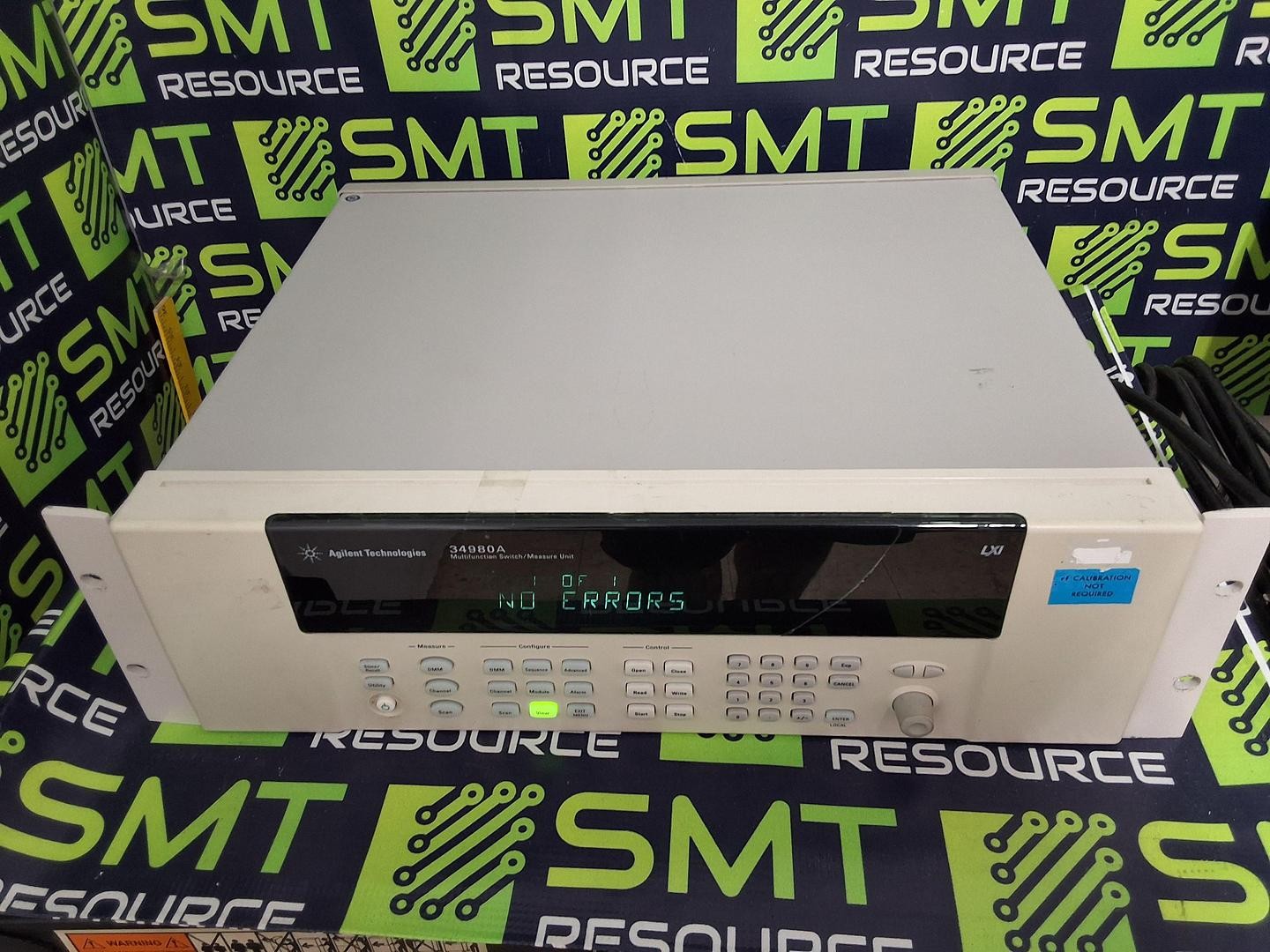 AGILENT / KEYSIGHT 34980A MULTIFUNCTION SWITCH / MEASURE DATA ACQUISITION UNIT