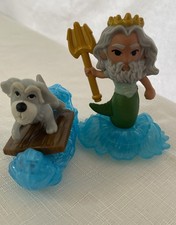 Lot Of 2 McDonald's Disney The Little Mermaid Happy Meal Toy Set 2023