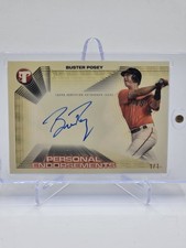 BUSTER POSEY 2025 Topps Pristine Personal Endorsement Auto 1/1 Superfractor