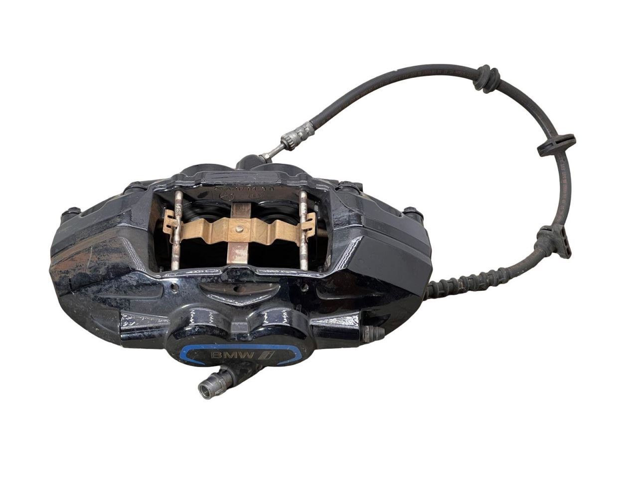 BMW i8 2019 Front Right Brembo brake caliper with pads Black