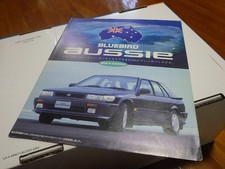 Nissan BLUEBIRD aussie Japanese Brochure 1991/05 U12 SR20DE