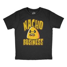 Youth Funny T Shirts Nacho Business Sarcastic Food Joke Graphic Novelty Tee For