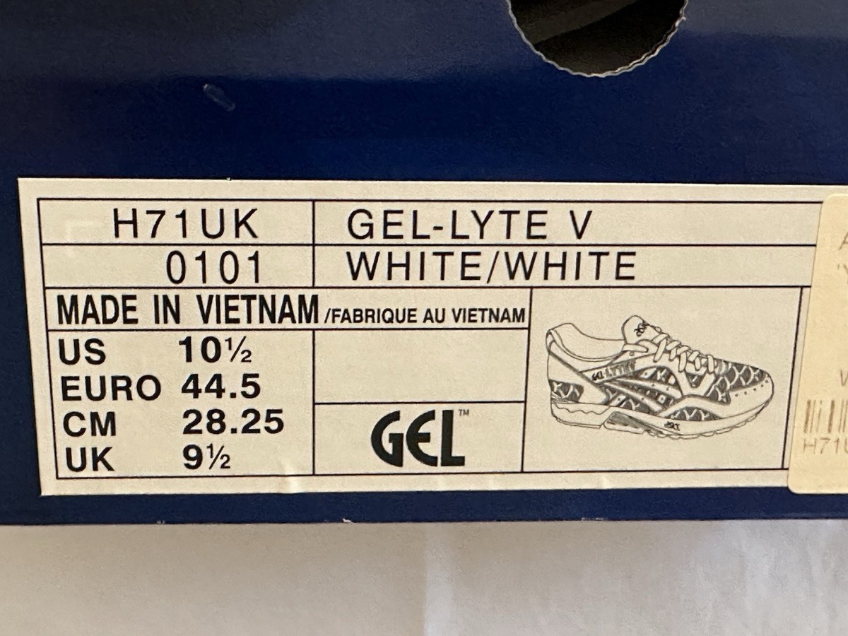 ASICS Gel Lyte V Colette Yukata Sz 10.5 H71UK-0101 | eBay