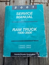 2001 Dode Ram Truck 1500-3500 2-4 Drive Factory Shop Service Repair Manual SKA12
