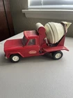 Vintage Tonka Cement Truck, Pressed Steel Toy Vehicle, 1960's