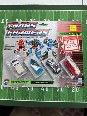 Transformers G2 Micromaster Autobot Rescue Patrol MIB NIP NIB 1988 Hasbro