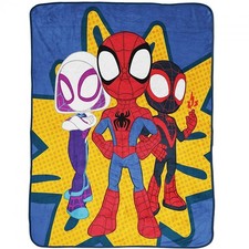 Plush Throw Blanket 46" x 60" Inches Hero Soft Cozy Fleece Throw for Bedr...